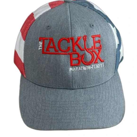 Richardson Cap Hat Men's  SnapBack Tackle Box Marathon Fla.Keys  USA Inspired - Picture 2 of 12